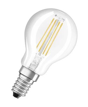 Sphérique claire filament LED 4W 827 E14 Ledvance/Osram