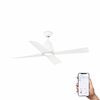 Ventilateur de Plafond TYPHOON blanc – Lumineux et connecté