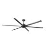 Ventilateur de plafond Rotterdam 25 XXL noir avec télécommande