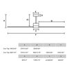 AMELIA ventilateur plafond design blanc – connecté WIZ, télécommande, 6 vitesses, pour pièces 17–28 m²
