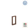 Borne rectangulaire profil aluminium IP66 ARKE 400 en marron rouille