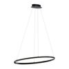 Lustre ovale suspendu TITUS finition Anthracite