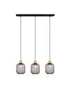 Lustre grillagé noir mat CALIMERO de TrioLighting