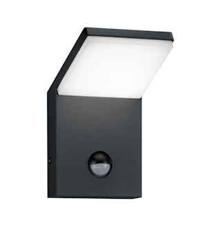 Applique extérieure PEARL à  LED+détecteur anthracite IP54