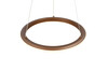 Suspension LED TRIO AMADOR 331010165 - Forme ronde, café, 34 W, CCT et hauteur réglable