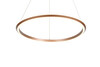 Suspension LED TRIO AMADOR 331019107 - Forme ronde, café, 48 W, CCT et hauteur réglable