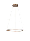 Suspension LED TRIO AMADOR 331019107 - Forme ronde, café, 48 W, CCT et hauteur réglable