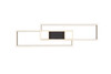 Plafonnier Trio Albany 647710432 – 37 W LED dimmable – noir mat