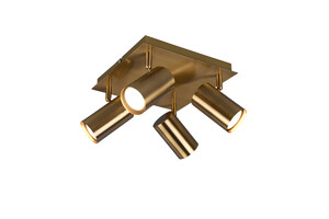 Plafonnier carré MARLEY Chrome 4L - 802430404