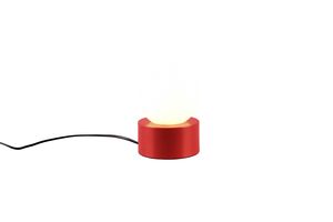 Lampe tactile COUNTESS  Verre et métal Rouge/blanc 6w max.