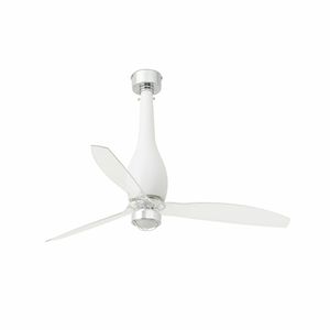 ETERFAN M – Ventilateur de plafond blanc mat avec LED 16W 3000°K
