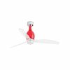 MINI ETERFAN – Ventilateur de Plafond rouge brillant avec Led au Design Contemporain