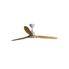Ventilateur de plafond ALO L noir/bois avec Led et télécommande