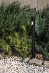 Potelet BEZEL pour allée/terrasse finition Noir mat