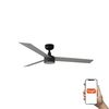 CRUISER L – Ventilateur plafond design 132 cm LED, app Tuya et télécommande
