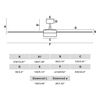CRUISER L – Ventilateur plafond design 132 cm LED, app WIZ et télécommande