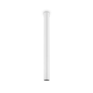 Plafonnier tube cylindre LOOK  finition Blanc mat 