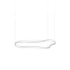 Ideal Lux Waves-3 SP blanc - Suspension LED forme ondulée 156 cm blanc mat