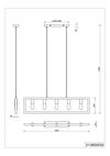 Suspension AGRA en bois et métal – Design contemporain et chaleureux