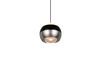 Suspension 1 tête boule ORBIT finition Noir mat et nickel mat