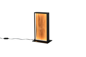 Lampe de table LED TRIO KALEA 555510130 en bois - variateur 3 niveaux