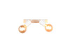 Réglette 2 Spots LYNAR Blanc Mat et Bois E27 - R86662031