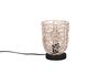 Lampe de table LOVIS noir et rotin naturel de TrioLighting