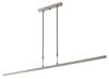 Lustre CAPRICE Led chrome mat haute puissance télescopique
