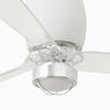 ETERFAN M – Ventilateur de plafond blanc mat avec LED 16W 3000°K