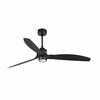 JUST FAN – Ventilateur plafond design industriel avec LED 16W et gestion WiZ Smart