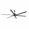 Ventilateur de plafond ANDROS XXL marron avec télécommande