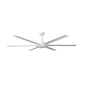 Ventilateur de plafond Rotterdam 20 XL blanc avec télécommande