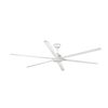 Ventilateur de plafond Rotterdam 25 XXL blanc avec éclairage
