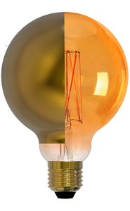 Globe calotte dorée filament LED 8W E27 Girard Sudron