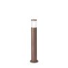 Potelet ou mini lampadaire de jardin TRONCO finition Marron 