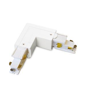 Angle 90° pour rai Dali / 1-10V montage "R" finition Blanc mat 