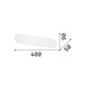 Barre éclairage indirect rectangulaire ECHO finition blanche
