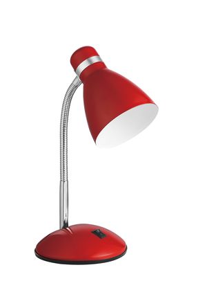  Lampe de bureau AINE rouge/chrome E27 à poser