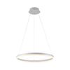Lustre rond suspendu TITUS finition Blanc mat