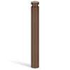 Potelet extérieur rond 1000mm TOK 360° marron