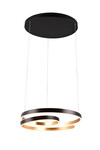Suspension Trio Marnie 344110180 - LED 68 W dimmable - noir & doré