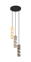 STREAM – Suspension 3xGU10 métal multicolore réf. 364030317