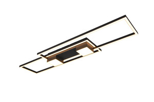 Plafonnier Trio Albany 647710432 – 37 W LED dimmable – noir mat
