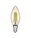 Flamme ambre LED 4W E14 teinte chaude SwitchDimmer
