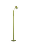 Liseuse PONGO sur pied R45831101 – Vert mat, LED 4,5 W, tête flexible, métal & bois