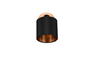 Spot Trio TOMMY 1L Bois & Noir/Or - FLEXconnect - R81331030