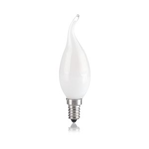 Ampoule flamme opale coup de vent LED 4W E14 3000°K lumière chaude