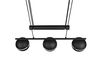 Suspension monte et baisse à 3 globes noir mat FLETCHER de TrioLighting