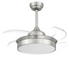 Ventilateur de plafond MISTRA chrome mat