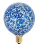 Globe 125mm MOSAÏQUE bleue LED E27 dimmable Girard Sudron